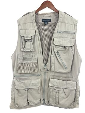 BANANA REPUBLIC Safari Vest Medium Photography Shooting Hunting Fishing Vintage